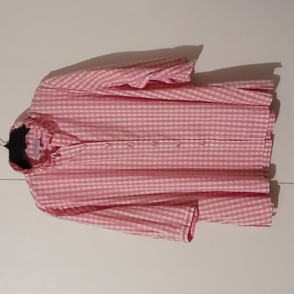 Diane Bailey Designs Pink Gingham Blouse
